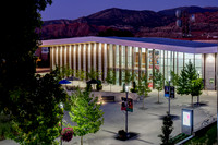 Eileen and Allen Anes Studio Theatre with the Red Mountains