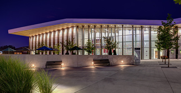 Eileen and Allen Anes Studio Theatre at Night