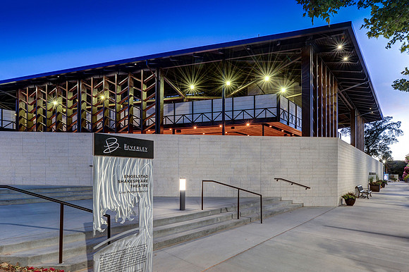 East Entrance of Engelstad Shakespeare Theatre