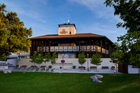 Engelstad Shakespeare Theatre in the Evening
