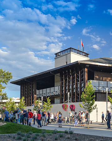 Engelstad Shakespeare Theatre after Greenshow