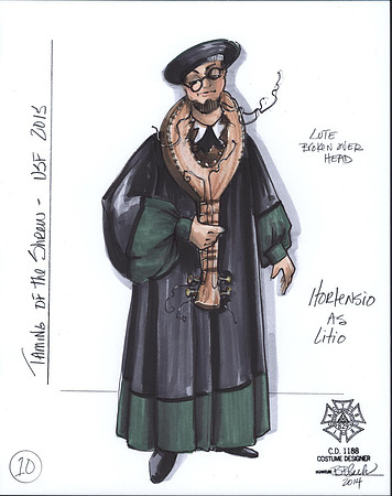 Sketch 10 Hortensio as Litio