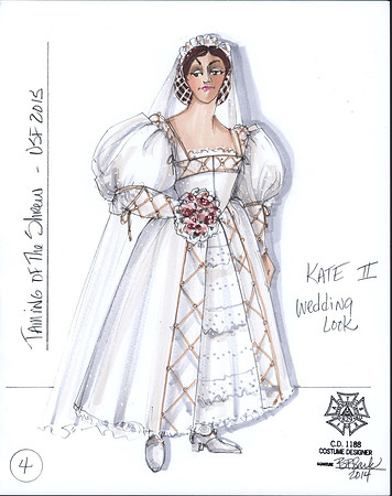 Sketch 4 Kate Wedding